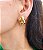 Brinco Elos Banhado a Ouro 18K - Imagem 2