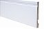 Rodapé em Madeira 80x2400MM Branco C/ Friso - Imagem 1