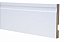 Rodapé em Madeira 80x2400MM Branco C/ Friso - Imagem 2