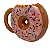 Caneca Donuts Rosquinha Confeites - Chocolate - Imagem 2