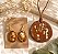 Conjunto Colar e Brinco Terracota - Imagem 1