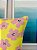 Capa de almofada quadrada - Floral amarelo/rosa - Imagem 3
