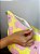 Capa de almofada quadrada - Floral amarelo/rosa - Imagem 2