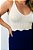 Top Cropped V rendado Tricô - Imagem 3