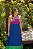 Vestido Longuete Lastéx Tricolor - Imagem 5