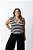 Blusa Muscle Listra Malha Tricô - Imagem 1
