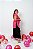 Maxi Camisa Fenda Estampa Beijinhos - Imagem 6