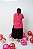 Maxi Camisa Fenda Estampa Beijinhos - Imagem 3