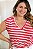Blusa Muscle Elástico Listrada - Imagem 2
