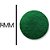Aviamento Pompom Verde Band.540 14mm C/100unid. Pacote Pompom-540 Nybc - Imagem 1