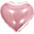 Balão Metalizado Decorado Coração Rose 45cm Pct.C/06 8539 Make+ - Imagem 1