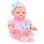 Boneca Bebezinho Real 1º Cuidado Rosa Un 5683 Roma - Imagem 1