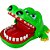 Brinquedo Diverso Crocodilo Dentista Polibrinq - Imagem 1