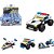 Brinquedo Para Montar Carro Polícia Monta E Desmonta Un Wb7711 Wellmix - Imagem 1