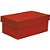 Caixa Organizadora Novaonda Vermelha Mini 285x175 Un 021707 Polibras - Imagem 1