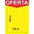 Cartaz Para Marcação Oferta Amarelo A3 29x42cm.250g Pct.C/25 5205 Radex - Imagem 1