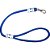 Guia Para Pet Corda Roliça 60cm 10mm Azul Un C02258 Furacão Pet - Imagem 1