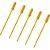 Lacre Para Malote Amarela Espinha De Peixe 23cm. Pct.C/100  Tykheplas - Imagem 1