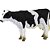 Miniatura Colecionável Vaca Preta E Branca Bl.c/01 1252 Gulliver - Imagem 1