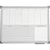 Quadro Branco Moldura Alumínio Planner Office Aluminio80x60c Pct.C/02 4071 Stalo - Imagem 1