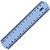 Régua De Poliestireno New Line Azul Pastel 15cm Pct.C/10 10270115 Waleu - Imagem 1