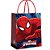 Sacola Para Presente Decorada Spider-Man Laminada 26x19,5x9 Pct.C/10 14000284 Cromus - Imagem 1