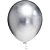 Balão Para Decoração Redondo N.050 Platino Prata Riberball - Imagem 2
