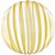 Balão Bubble Listra Dourada 45Cm Mundo Bizarro - Imagem 2