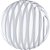 Balão Bubble Listra Prata 45Cm Mundo Bizarro - Imagem 2