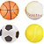 Bola Infantil Esportes Macia 6,3 Cm Art Brink - Imagem 1