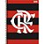 Caderno 01X1 Capa Dura Flamengo 80Fls. Foroni - Imagem 1
