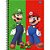 Caderno 01X1 Capa Dura Super Mario Bros 80Fls. Foroni - Imagem 5