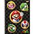 Caderno 01X1 Capa Dura Super Mario Bros 80Fls. Foroni - Imagem 7