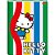Caderno Brochurao Capa Dura Hello Kitty 80Fls. Jandaia - Imagem 9
