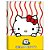 Caderno Brochurao Capa Dura Hello Kitty 80Fls. Jandaia - Imagem 7