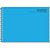 Caderno Desenho Milimetrado Azul Liso 48F Univ. Espiral C.D Tamoio - Imagem 1
