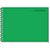 Caderno Desenho Milimetrado Verde Liso 48F Univ. Espiral Cd Tamoio - Imagem 1