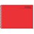 Caderno Desenho Milimetrado Vermelho Liso 48F Univ. Esp C.D Tamoio - Imagem 1