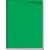 Caderno Quadriculado 1/4 1X1Cm 96F Brochura C.D. Verde Tamoio - Imagem 2