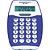 Calculadora De Mesa Mp 1045 8Dig. Az/Br Pilha/Sola Masterprint - Imagem 1