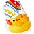 Brinquedo Para Bebe Pato Emorrachado C/3 Patinhos Art Brink - Imagem 3