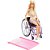 Barbie Fashion Barbie Cadeira De Rodas Roxa Mattel - Imagem 2
