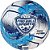 Bola De Futebol Pro Ball Mini Pvc/Pu Azul Futebol E Magia - Imagem 1