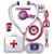 Brincando De Profissoes Kit Medico Nurse Set C/10Pcs Pica Pau - Imagem 1