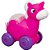 Brinquedo Para Bebe Baby Fofo Unicornio Solapa Merco Toys - Imagem 2