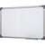 Quadro Branco Moldura Aluminio 040X030Cm. Uv Soft Stalo - Imagem 1