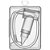 Aspirador nasal Transparente c/ estojo Unidade 7551 Buba - Imagem 1