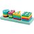 Brinquedo pedagogico madeira Encaixe formas/cores 17pc (s) Unidade 336.16.99 Toy mix - Imagem 1