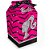 Embalagem para doces Barbie caixa milk 6,5x6,5x13cm Pct.c/08 109127 Festcolor - Imagem 1