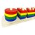 Brinquedo pedagogico madeira Encaixe formas/cores 5col/20pc Unidade 336.36.99 Toy mix - Imagem 2